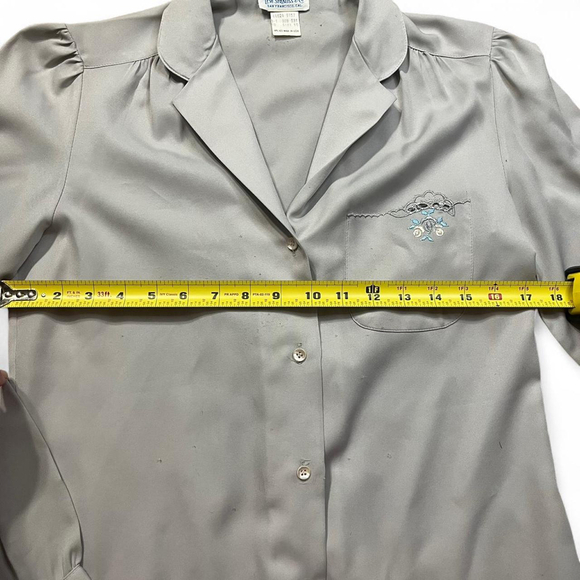 Vintage 1980s Levi Strauss Women’s Size 10 Button-Up Blouse Denim Shirt Retro - Picture 5 of 8